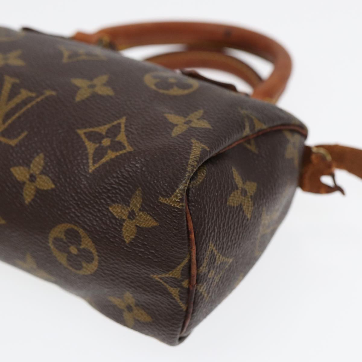 LOUIS VUITTON Monogram Mini Speedy Hand Bag M41534 LV Auth 85304