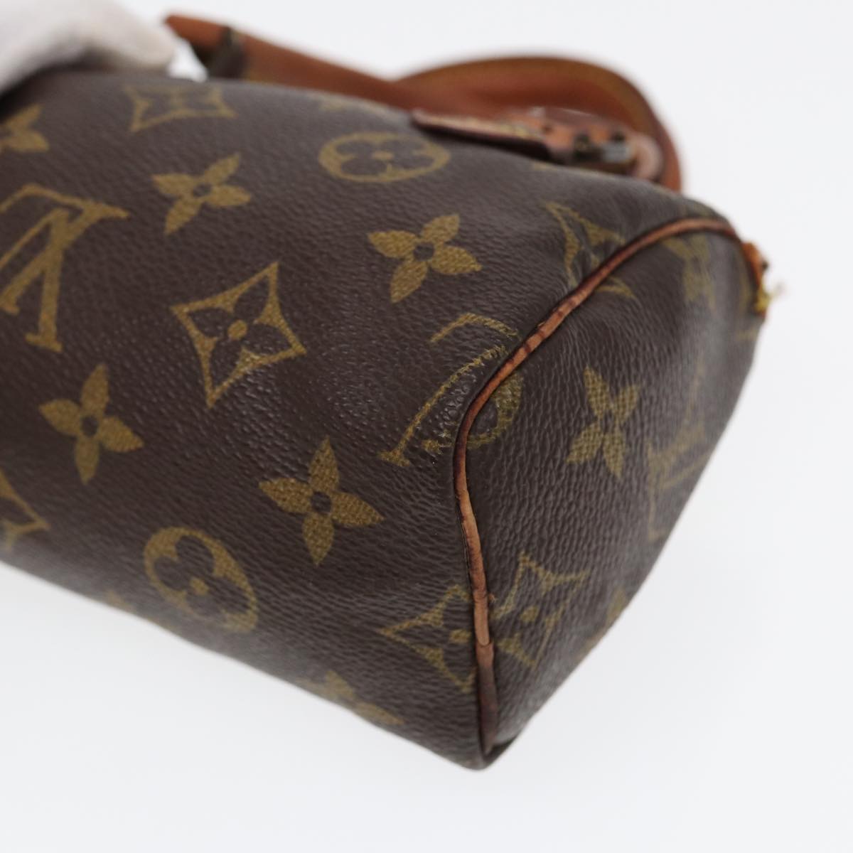 LOUIS VUITTON Monogram Mini Speedy Hand Bag M41534 LV Auth 85304