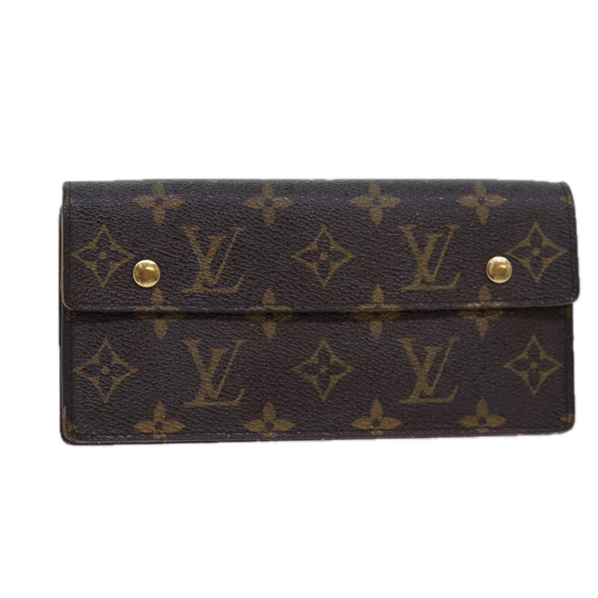 LOUIS VUITTON Monogram Portefeuille Acordion Long Wallet M58008 LV Auth 85315