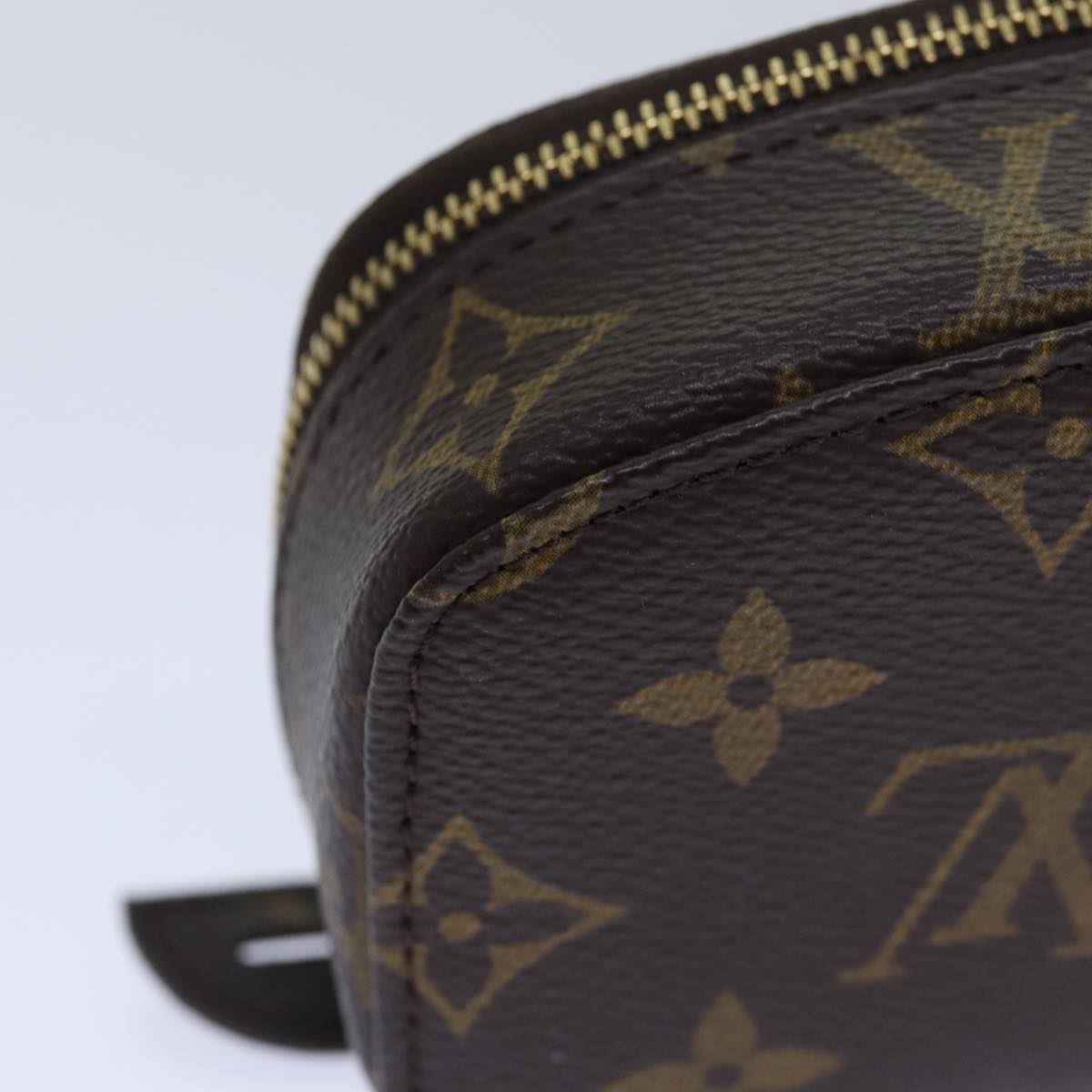 LOUIS VUITTON Monogram Poche Monte Carlo Jewelry Box M47352 LV Auth 85316