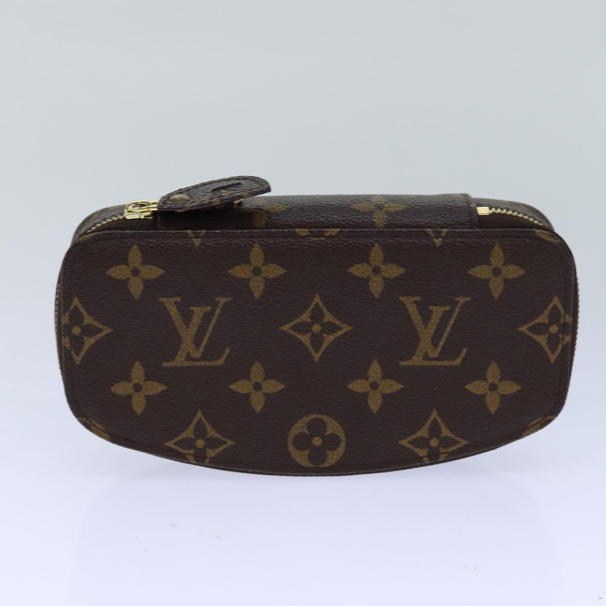 LOUIS VUITTON Monogram Poche Monte Carlo Jewelry Box M47352 LV Auth 85316