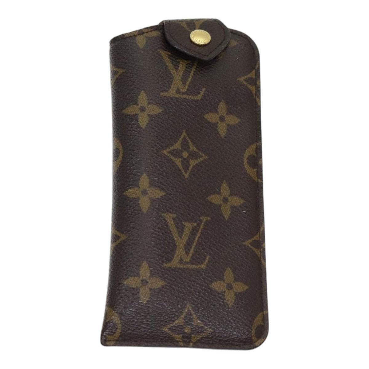 LOUIS VUITTON Monogram Etui Lunette PM Glasses Case M66545 LV Auth 85317