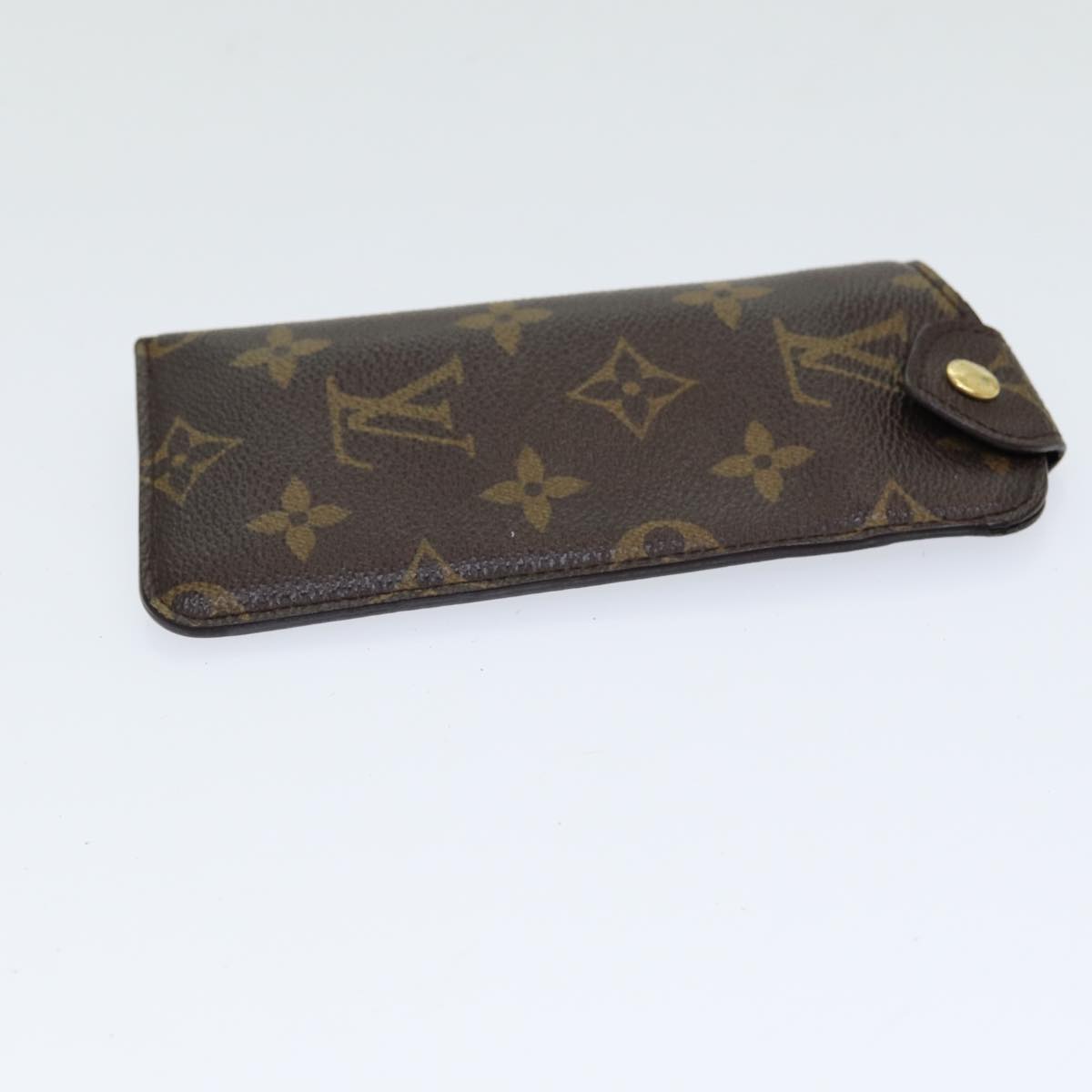 LOUIS VUITTON Monogram Etui Lunette PM Glasses Case M66545 LV Auth 85317