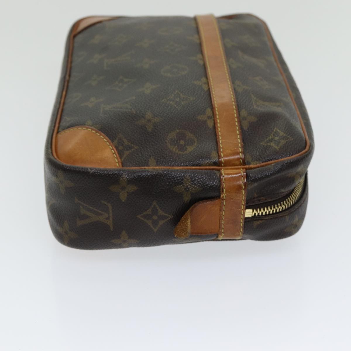 LOUIS VUITTON Monogram Compiegne 28 Clutch Bag M51845 LV Auth 85329