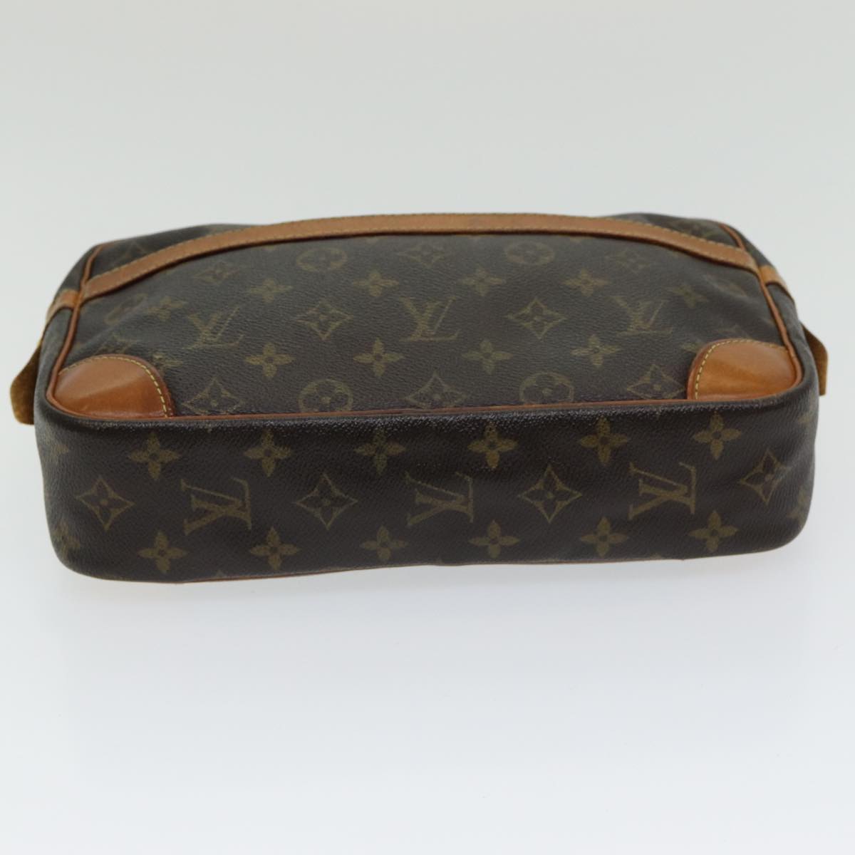 LOUIS VUITTON Monogram Compiegne 28 Clutch Bag M51845 LV Auth 85329