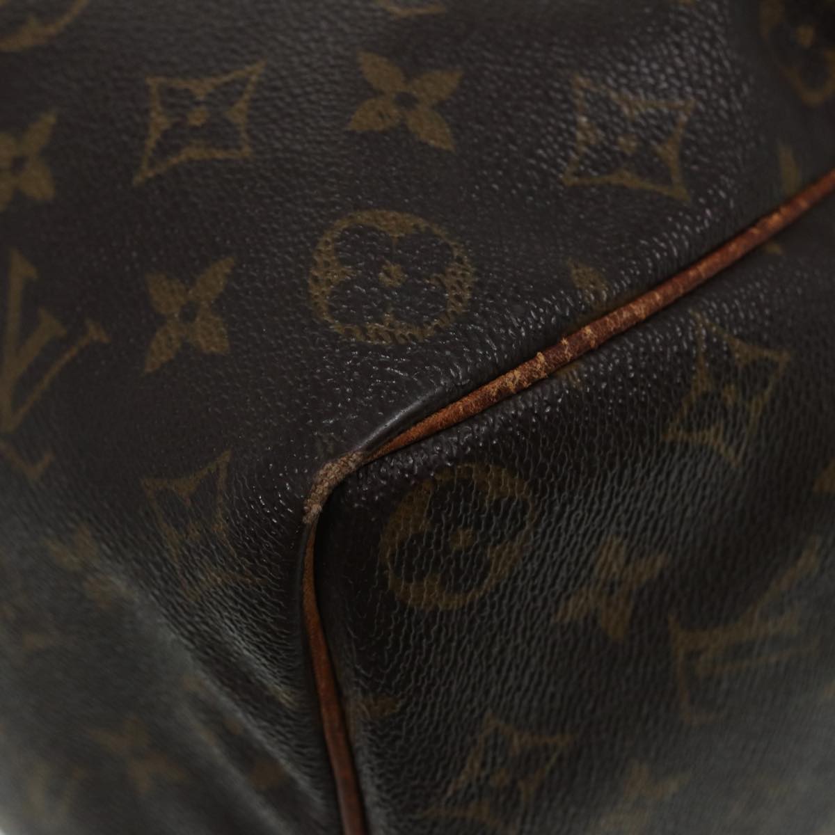 LOUIS VUITTON Monogram Speedy 35 Hand Bag M41524 LV Auth 85353