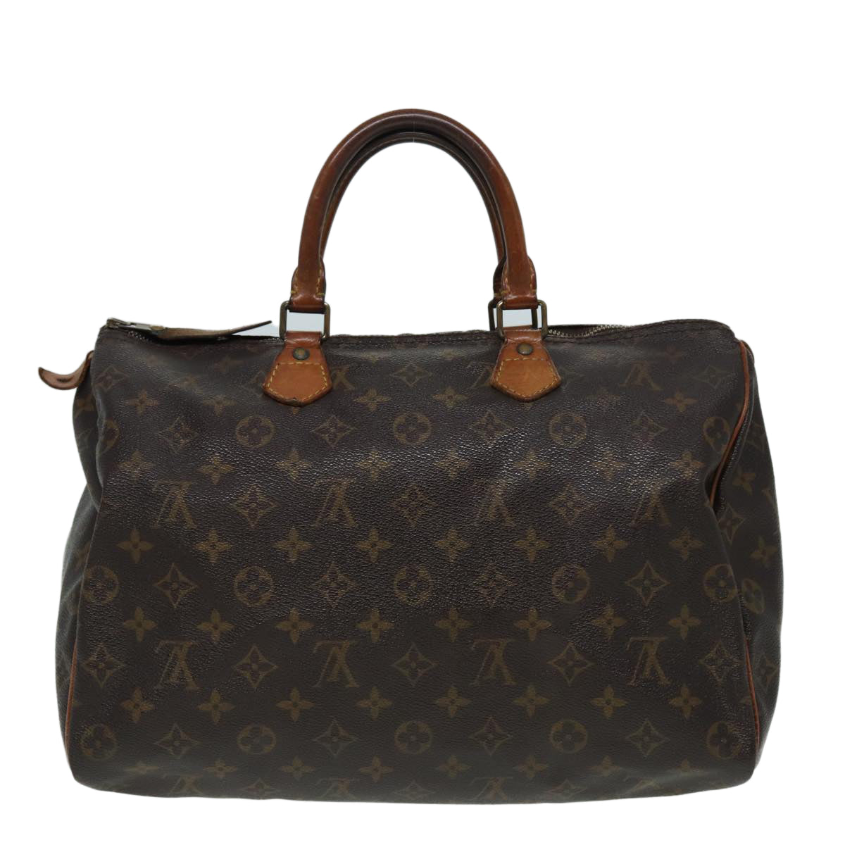 LOUIS VUITTON Monogram Speedy 35 Hand Bag M41524 LV Auth 85353