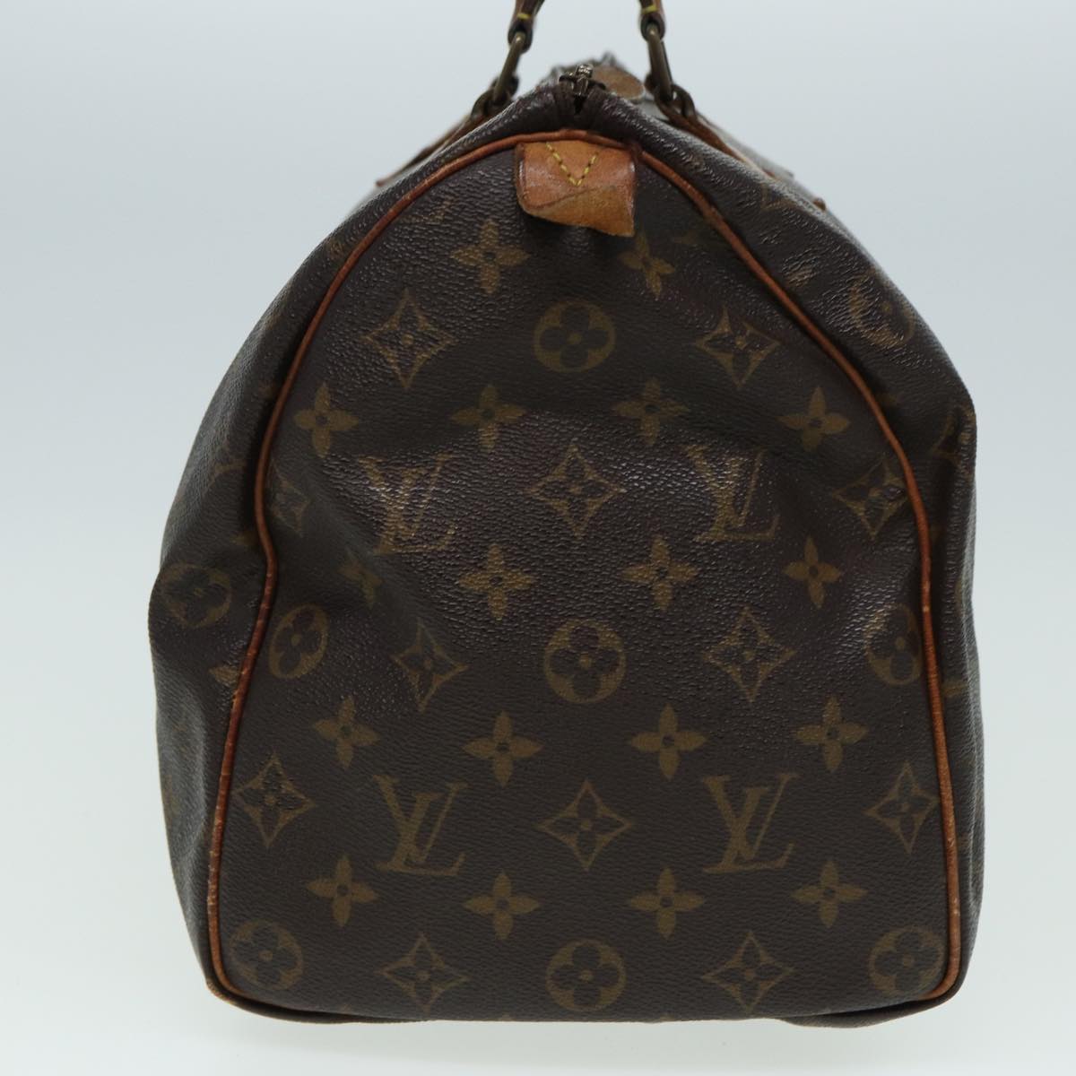 LOUIS VUITTON Monogram Speedy 35 Hand Bag M41524 LV Auth 85353