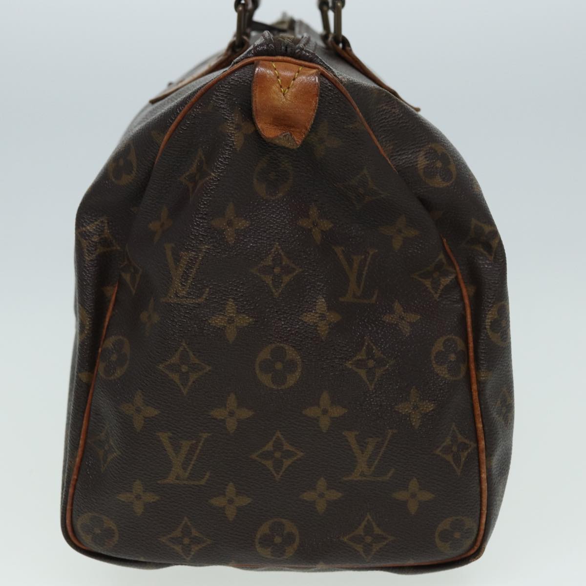 LOUIS VUITTON Monogram Speedy 35 Hand Bag M41524 LV Auth 85353