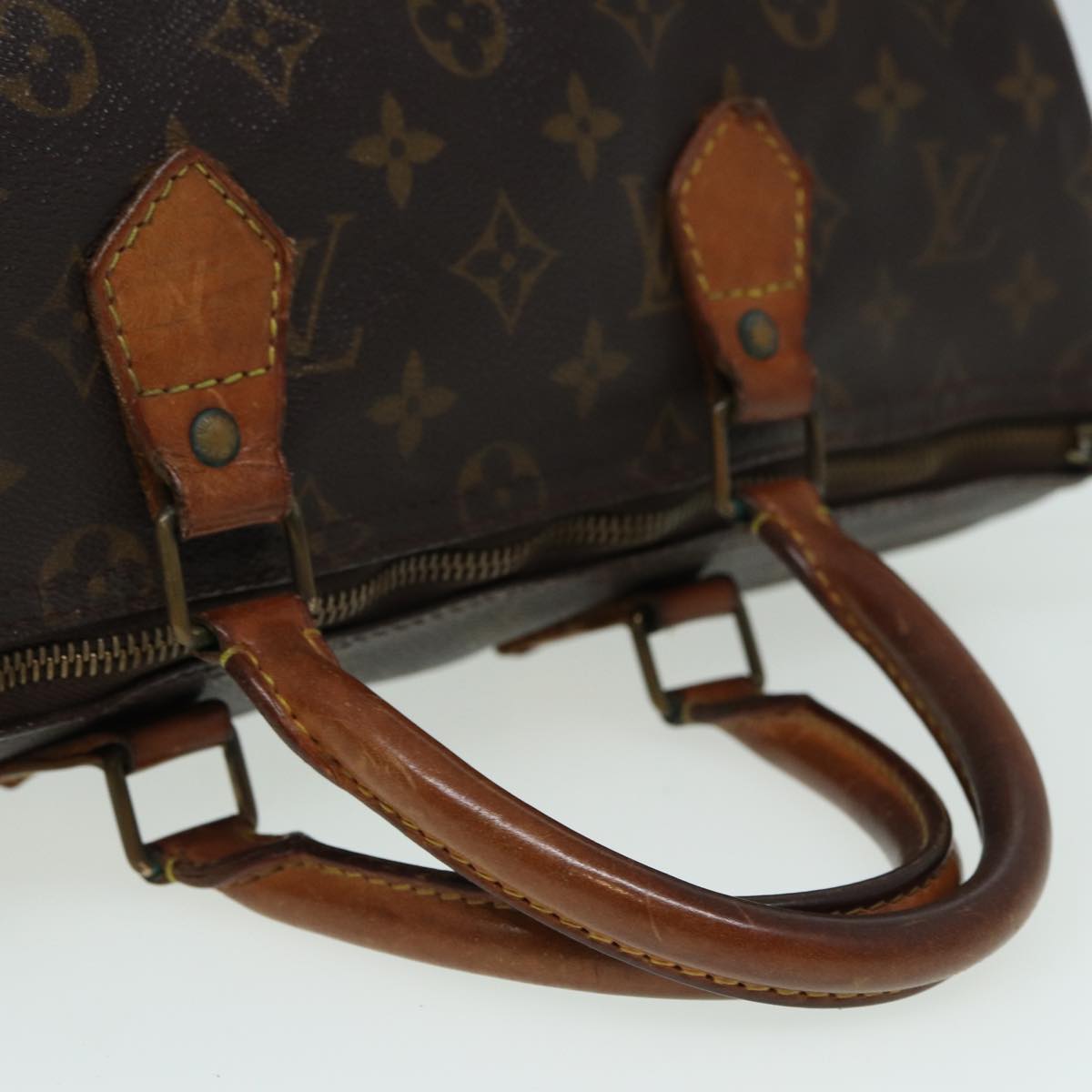 LOUIS VUITTON Monogram Speedy 35 Hand Bag M41524 LV Auth 85353