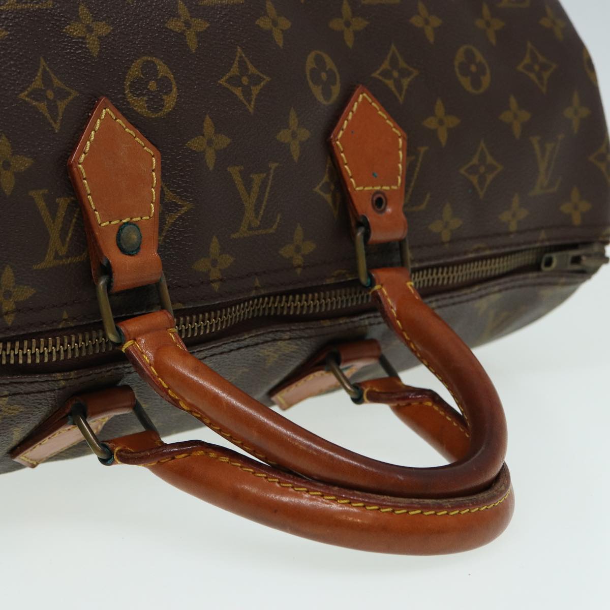 LOUIS VUITTON Monogram Speedy 40 Hand Bag M41522 LV Auth 85354