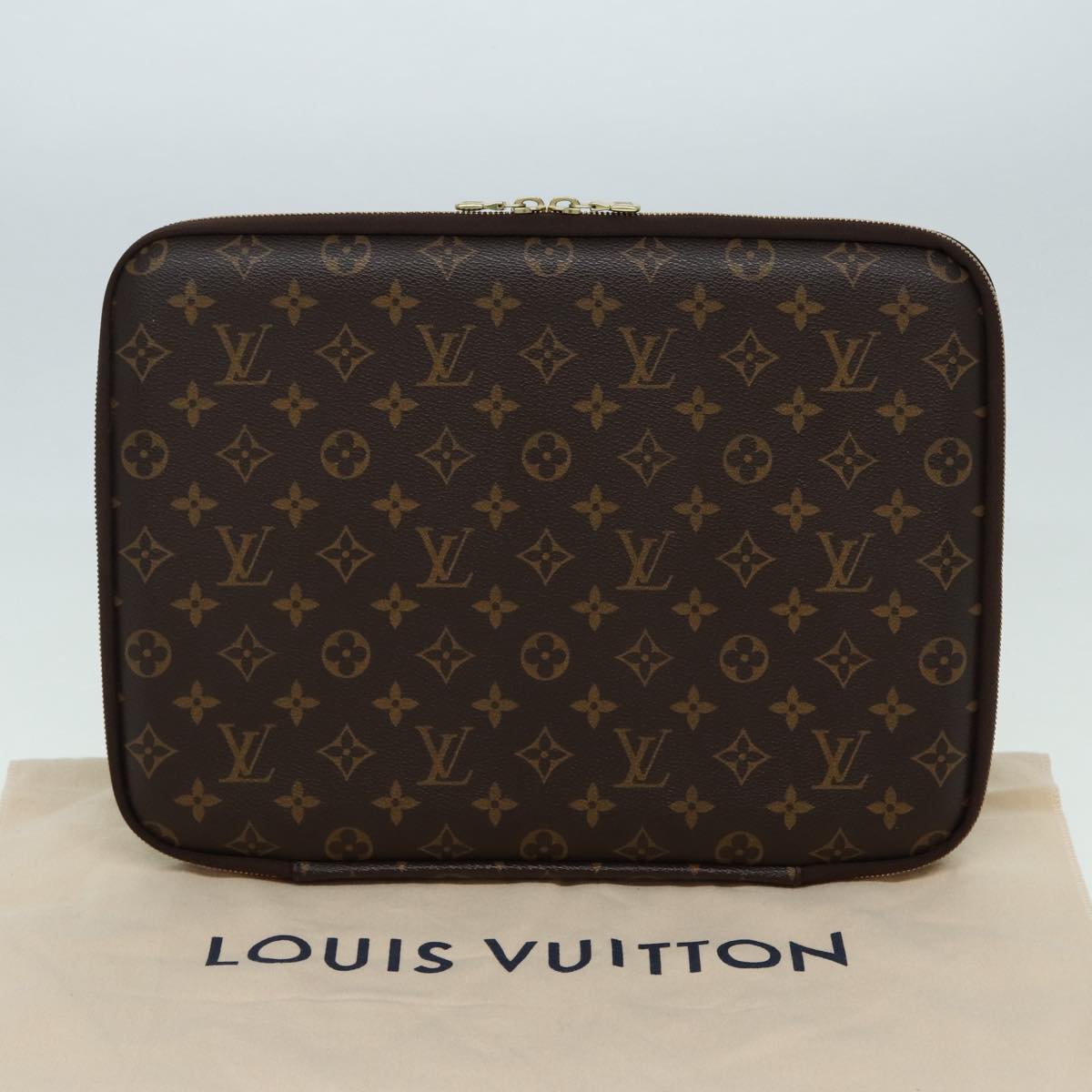 LOUIS VUITTON Monogram Computer Sleeve PM PC Case M56396 LV Auth 85357A