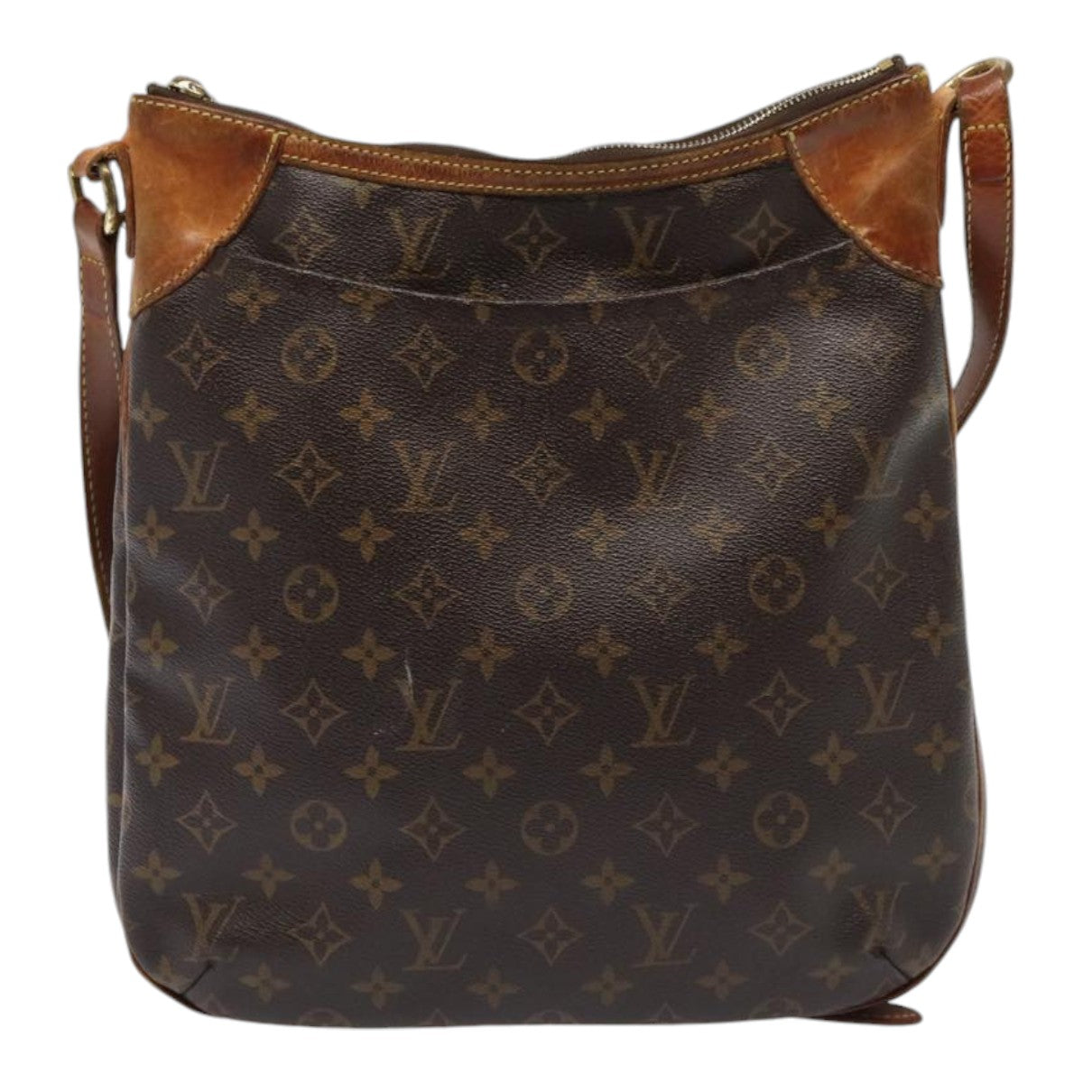 LOUIS VUITTON Monogram Odeon MM Shoulder Bag M56389 LV Auth 85358