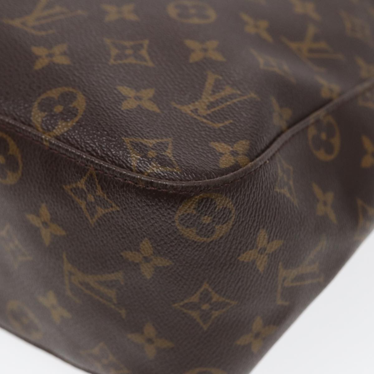 LOUIS VUITTON Monogram Looping GM Shoulder Bag M51145 LV Auth 85360