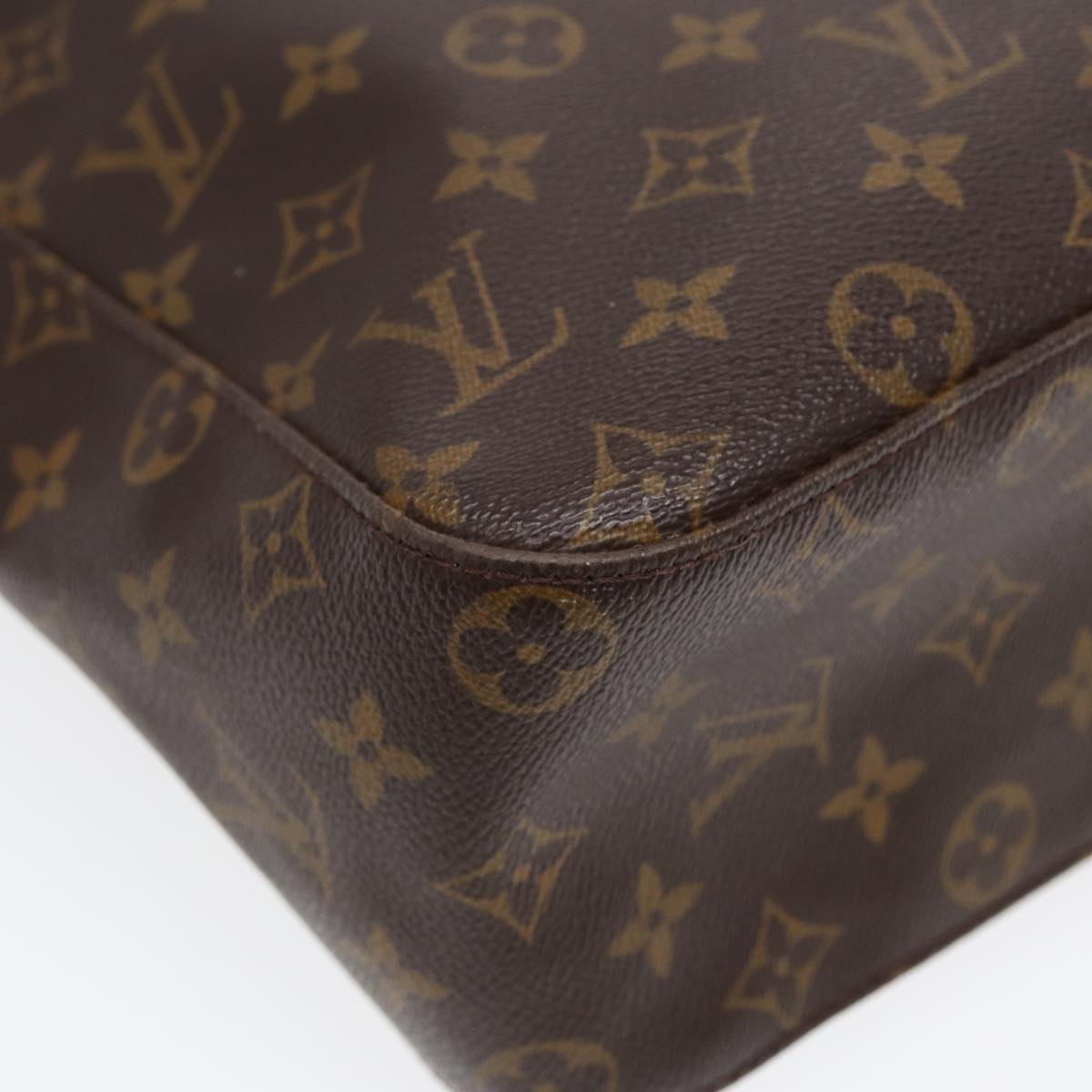 LOUIS VUITTON Monogram Looping GM Shoulder Bag M51145 LV Auth 85360