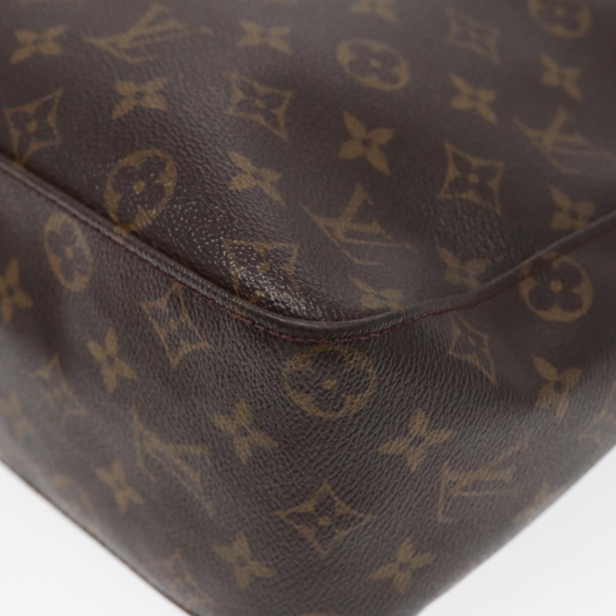 LOUIS VUITTON Monogram Looping GM Shoulder Bag M51145 LV Auth 85361