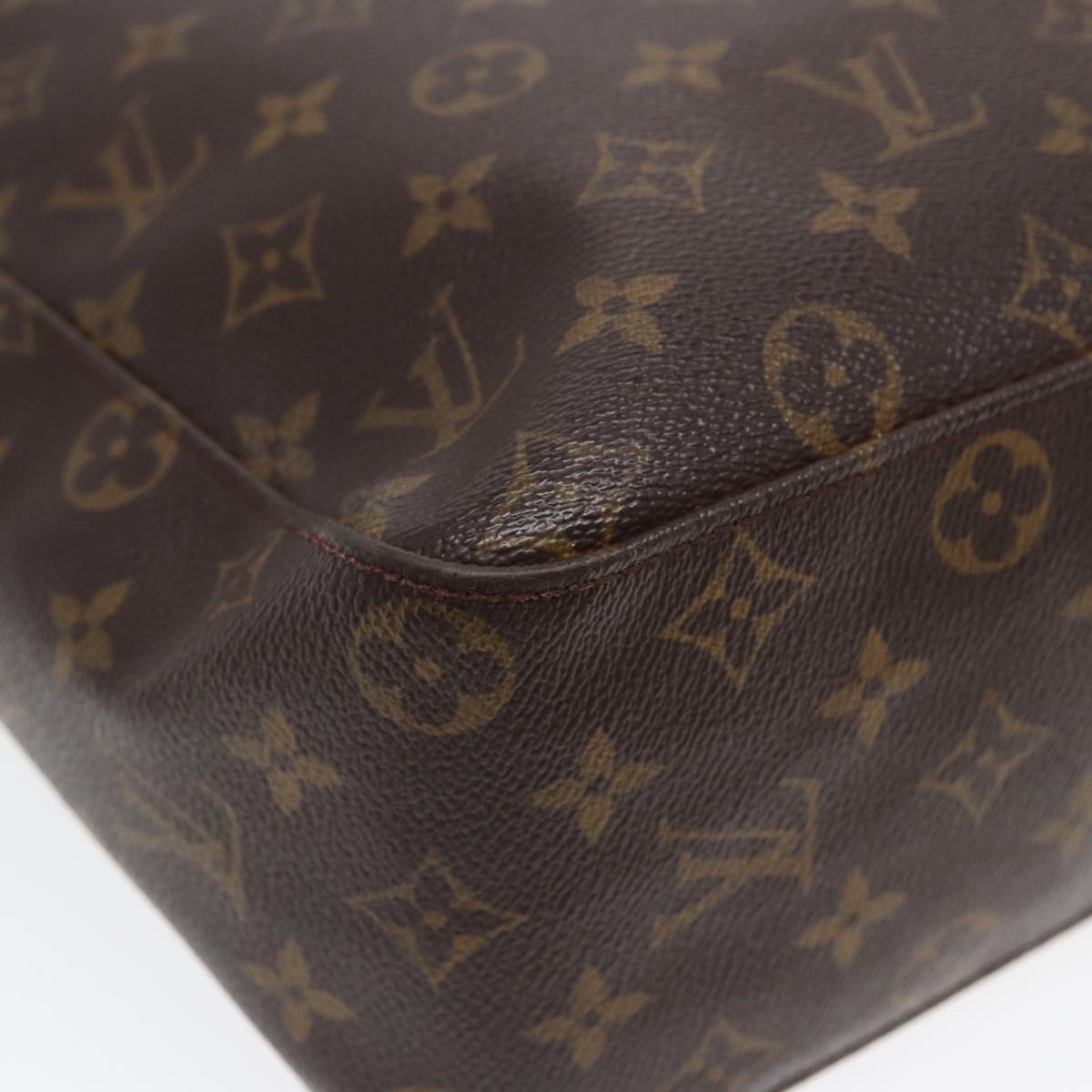 LOUIS VUITTON Monogram Looping GM Shoulder Bag M51145 LV Auth 85361