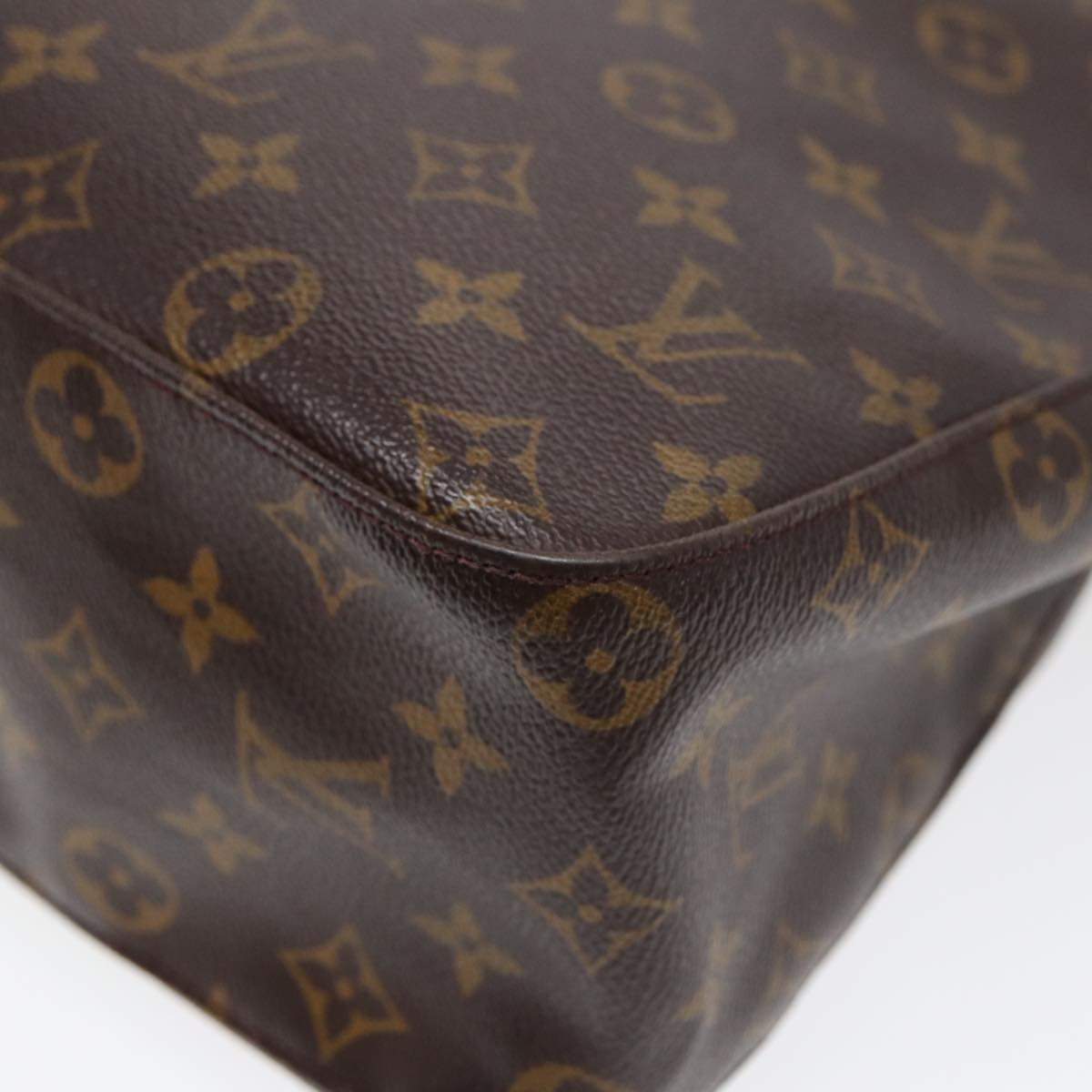 LOUIS VUITTON Monogram Looping GM Shoulder Bag M51145 LV Auth 85362