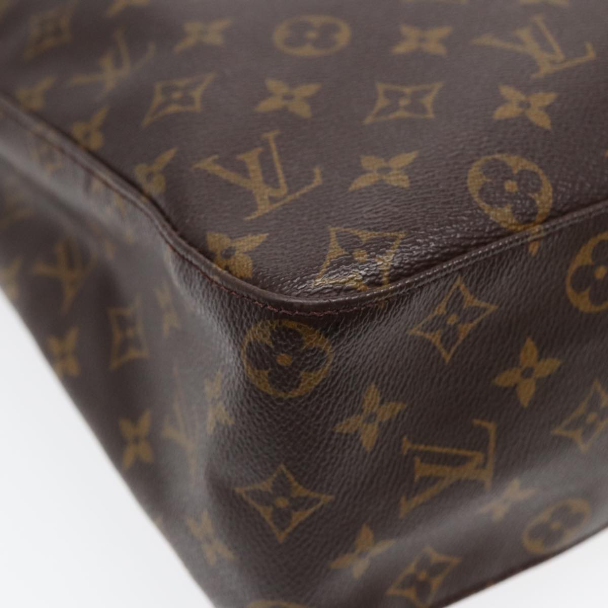 LOUIS VUITTON Monogram Looping GM Shoulder Bag M51145 LV Auth 85362