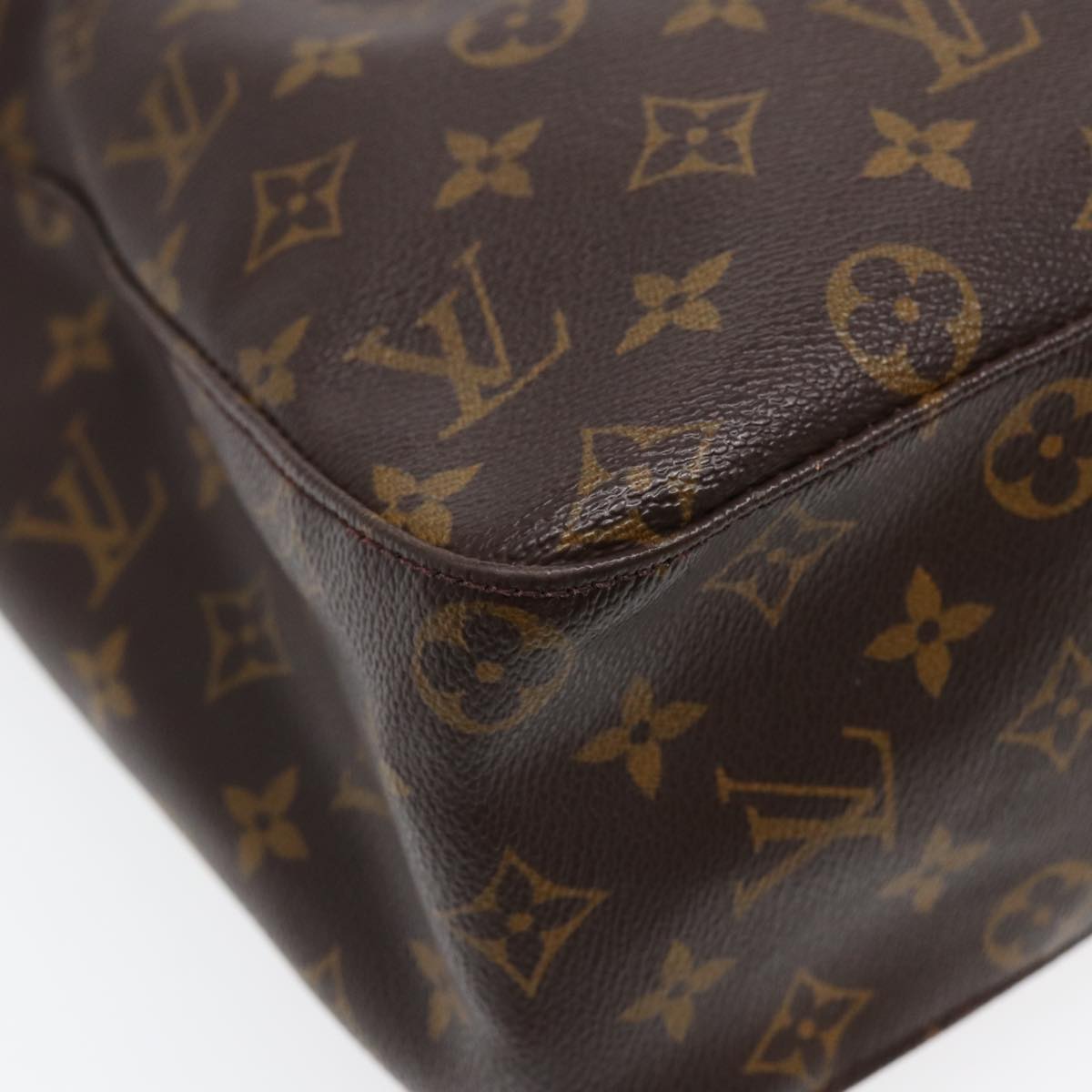 LOUIS VUITTON Monogram Looping GM Shoulder Bag M51145 LV Auth 85362