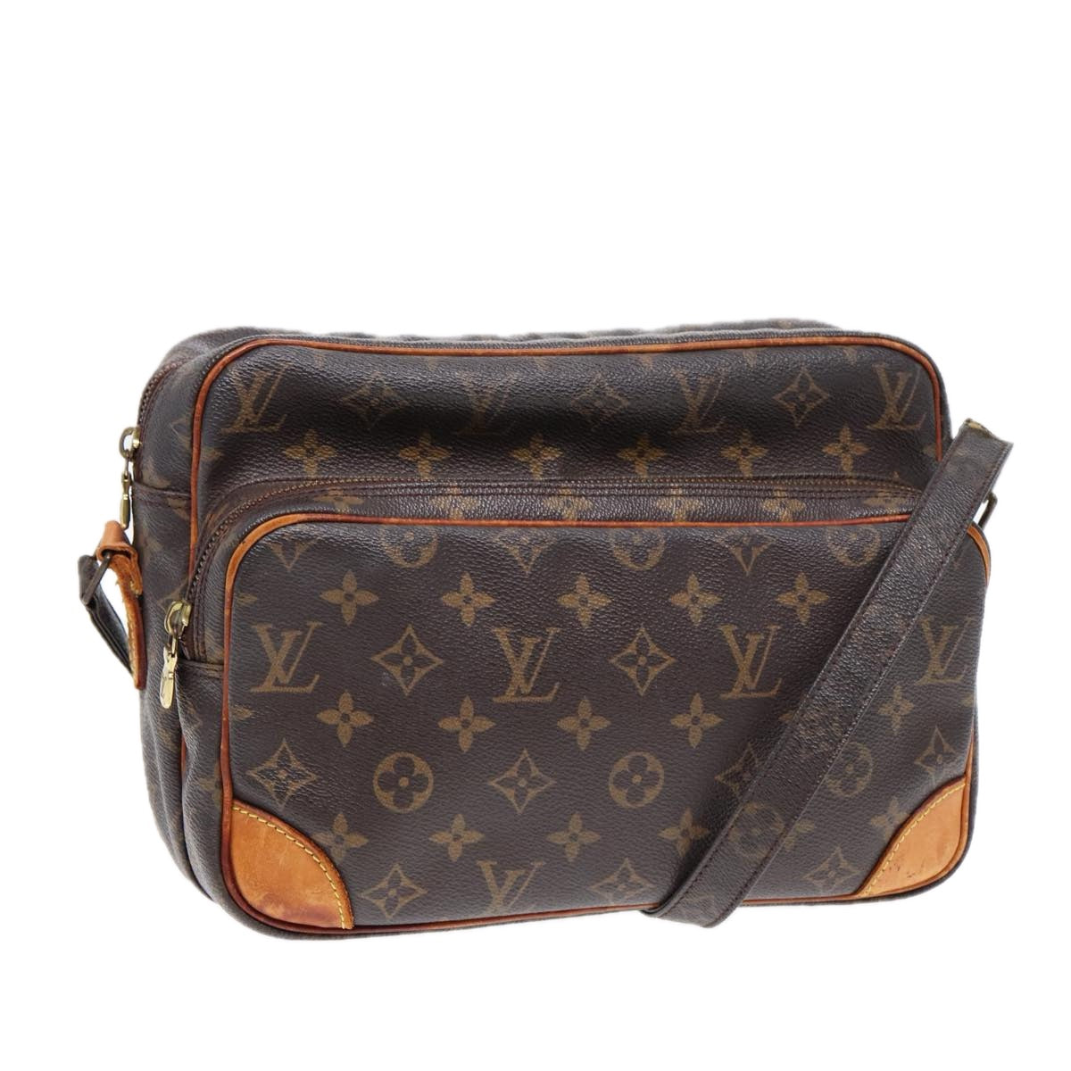 LOUIS VUITTON Monogram Nile Shoulder Bag M45244 LV Auth 85368