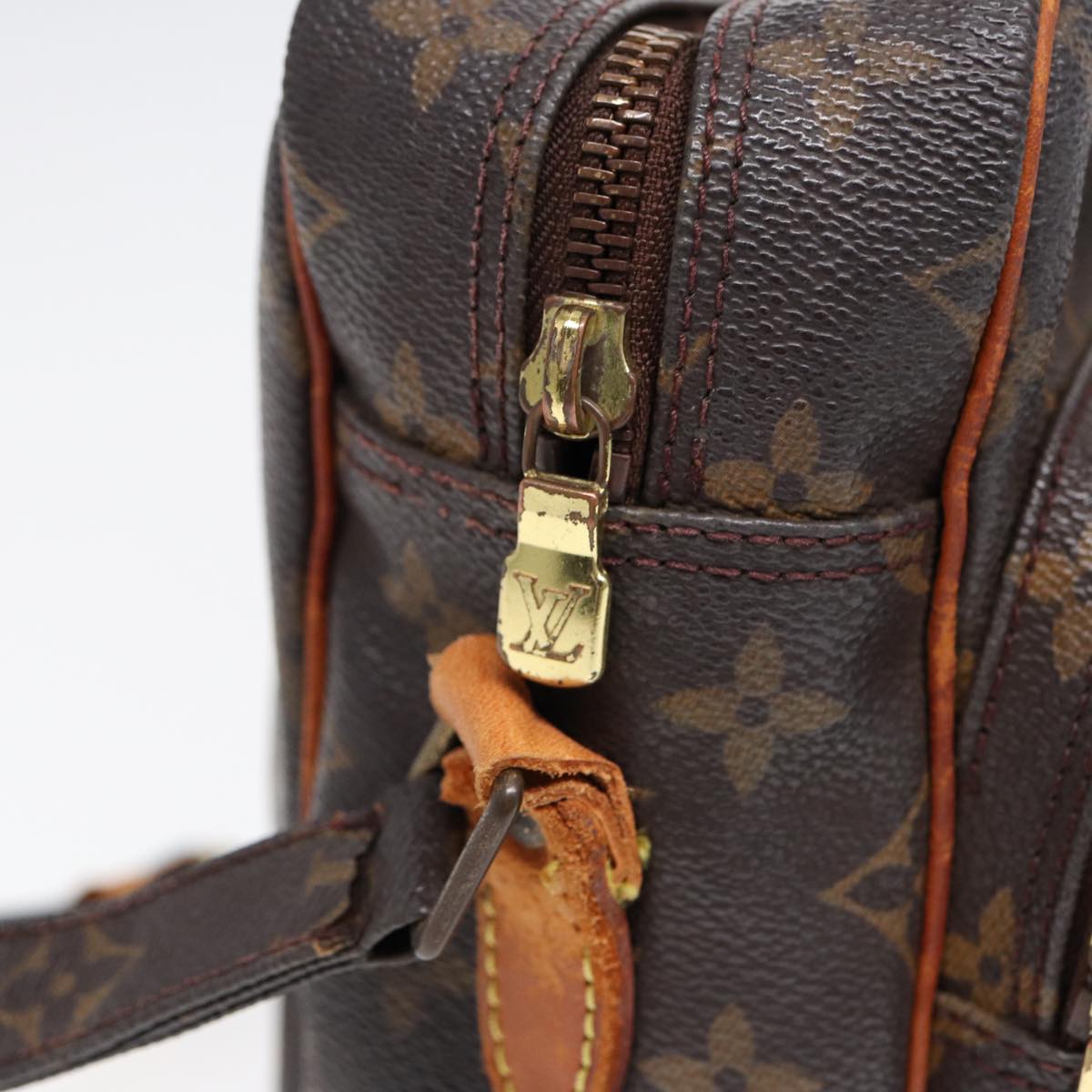 LOUIS VUITTON Monogram Nile Shoulder Bag M45244 LV Auth 85368