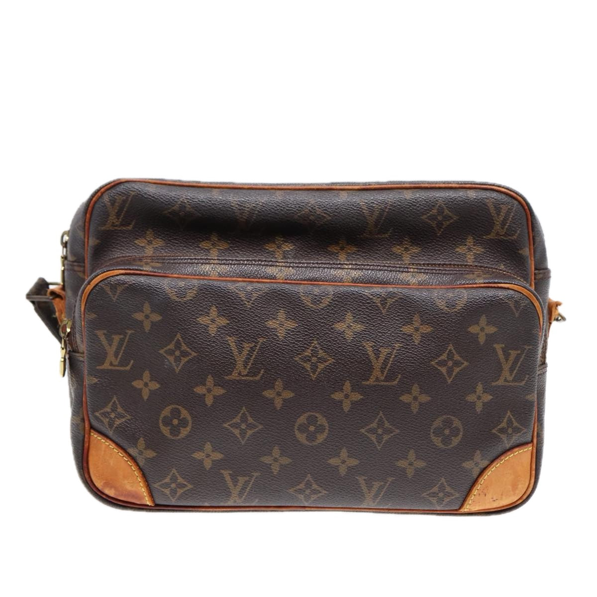 LOUIS VUITTON Monogram Nile Shoulder Bag M45244 LV Auth 85368