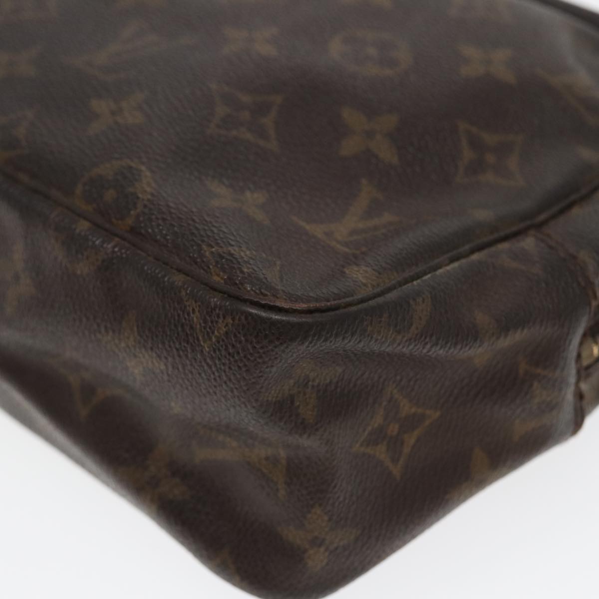 LOUIS VUITTON Monogram Trousse Toilette 28 Clutch Bag M47522 LV Auth 85382