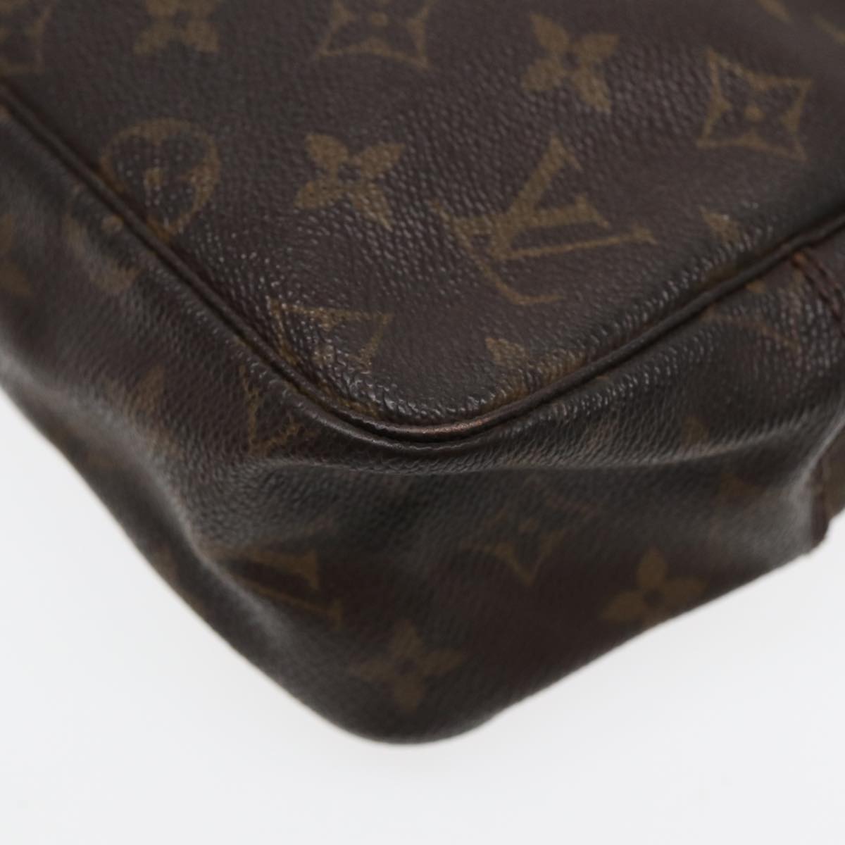 LOUIS VUITTON Monogram Trousse Toilette 28 Clutch Bag M47522 LV Auth 85382