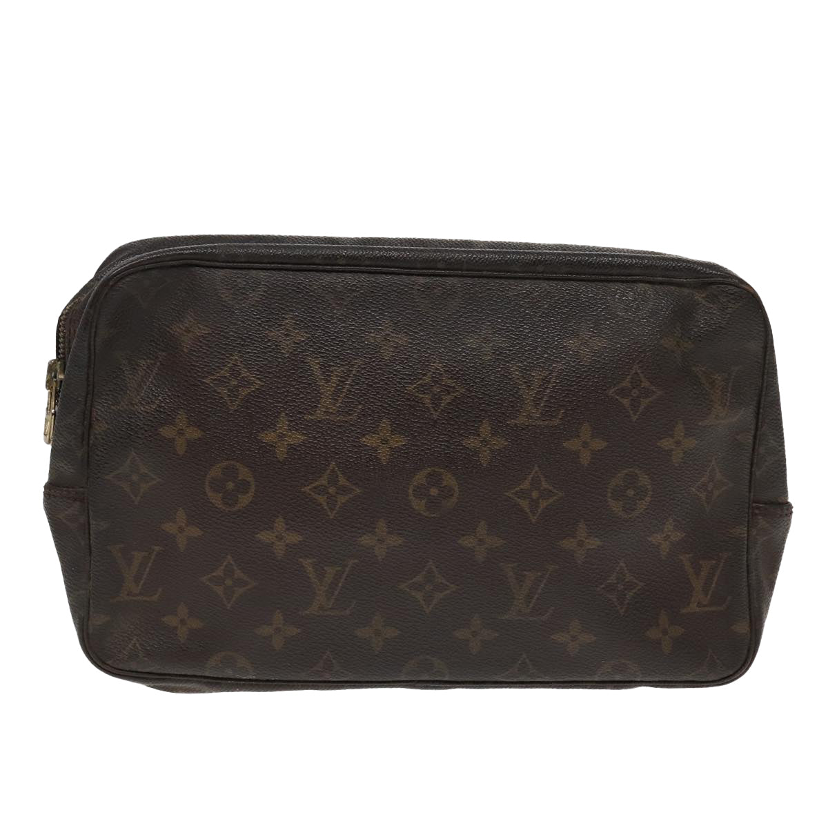 LOUIS VUITTON Monogram Trousse Toilette 28 Clutch Bag M47522 LV Auth 85382