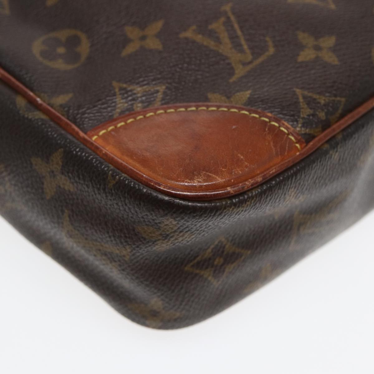 LOUIS VUITTON Monogram Compiegne 28 Clutch Bag M51845 LV Auth 85383