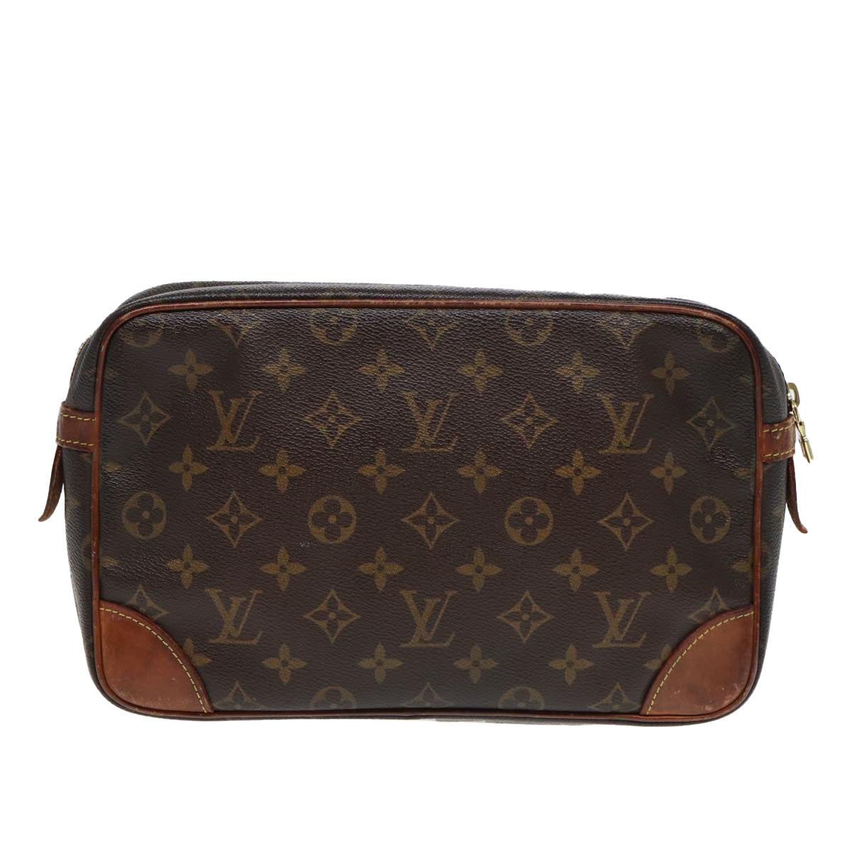 LOUIS VUITTON Monogram Compiegne 28 Clutch Bag M51845 LV Auth 85383 - 0