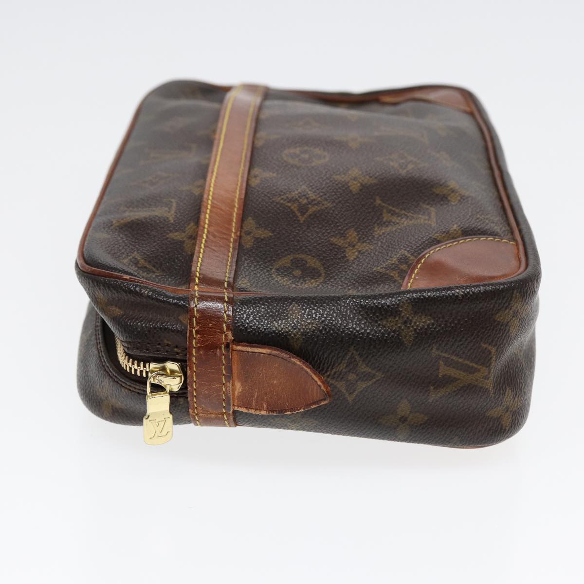 LOUIS VUITTON Monogram Compiegne 28 Clutch Bag M51845 LV Auth 85383