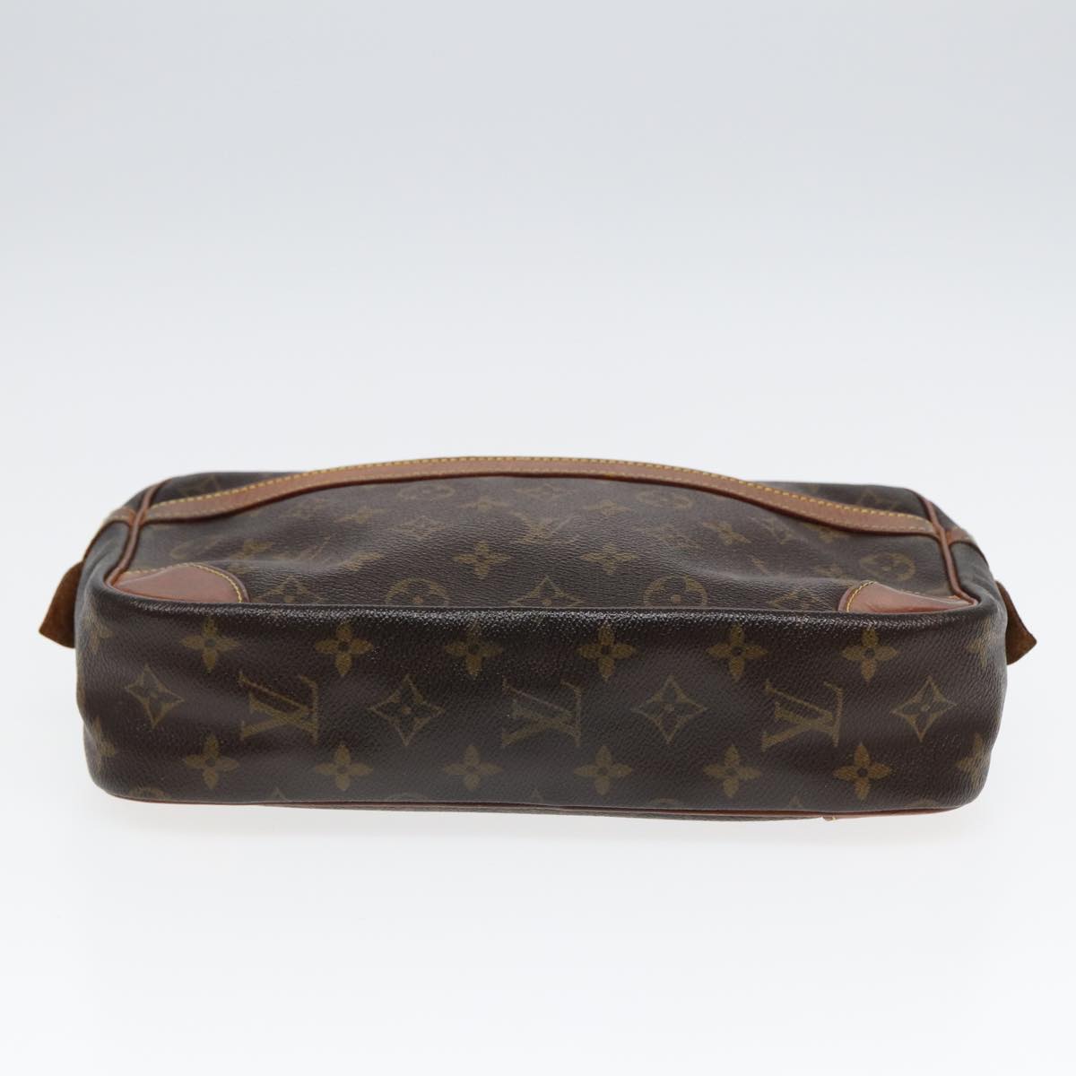 LOUIS VUITTON Monogram Compiegne 28 Clutch Bag M51845 LV Auth 85383