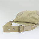 PRADA Shoulder Bag Nylon White Silver Auth 85399-9