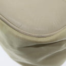 PRADA Shoulder Bag Nylon White Silver Auth 85399-16