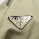PRADA Shoulder Bag Nylon White Silver Auth 85399-18