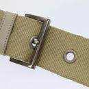 PRADA Shoulder Bag Nylon White Silver Auth 85399-19