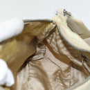 PRADA Shoulder Bag Nylon White Silver Auth 85399-22