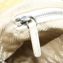 PRADA Shoulder Bag Nylon White Silver Auth 85399-24
