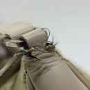 PRADA Shoulder Bag Nylon White Silver Auth 85399-5