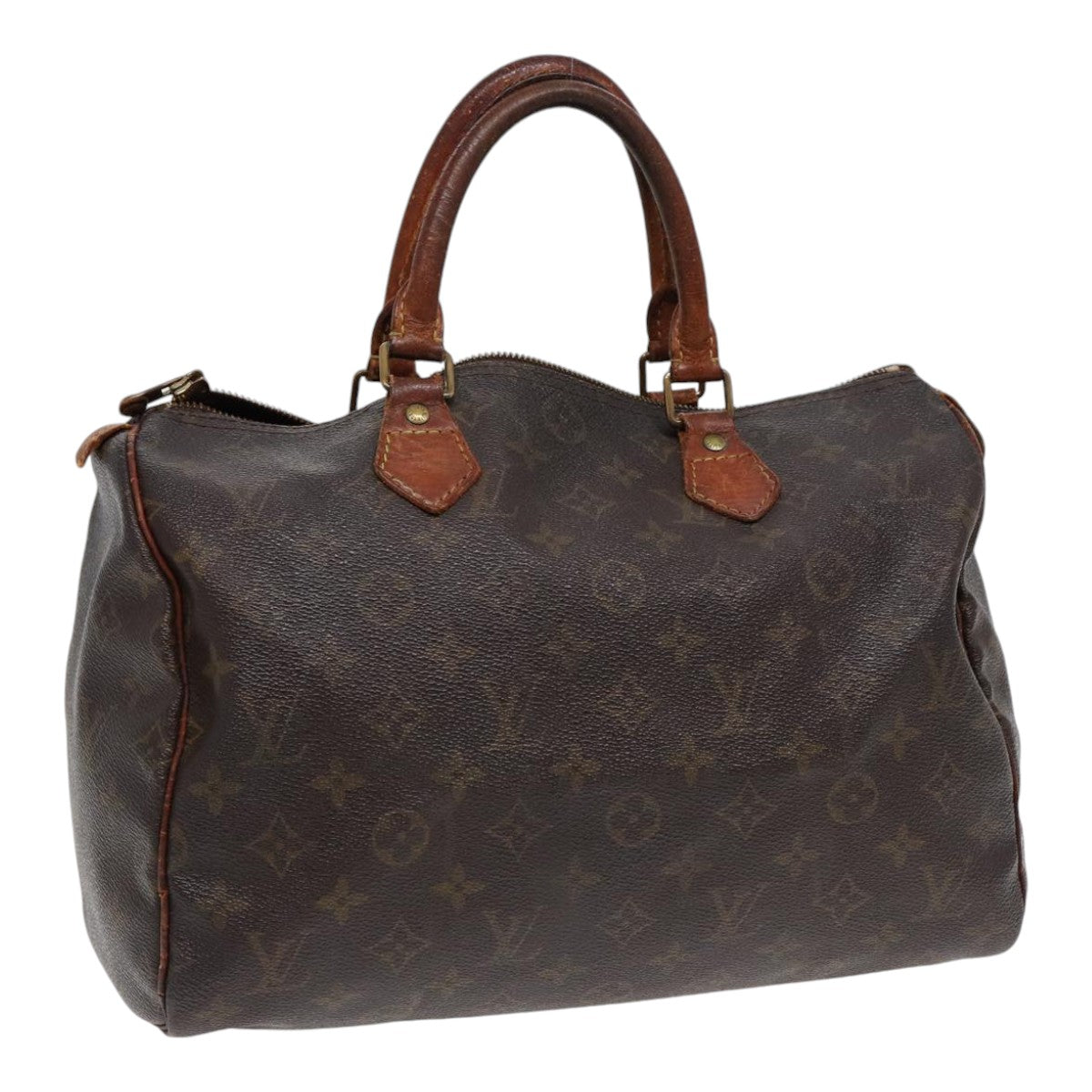 LOUIS VUITTON Monogram Speedy 30 Hand Bag M41526 LV Auth 85404