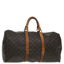 LOUIS VUITTON Monogram Keepall 50 Boston Bag M41426 LV Auth 85406-1
