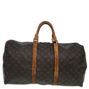 LOUIS VUITTON Monogram Keepall 50 Boston Bag M41426 LV Auth 85406-13