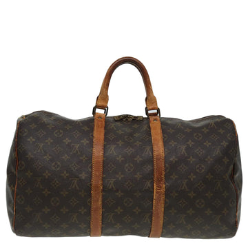 LOUIS VUITTON Monogram Keepall 50 Boston Bag M41426 LV Auth 85406 - 0