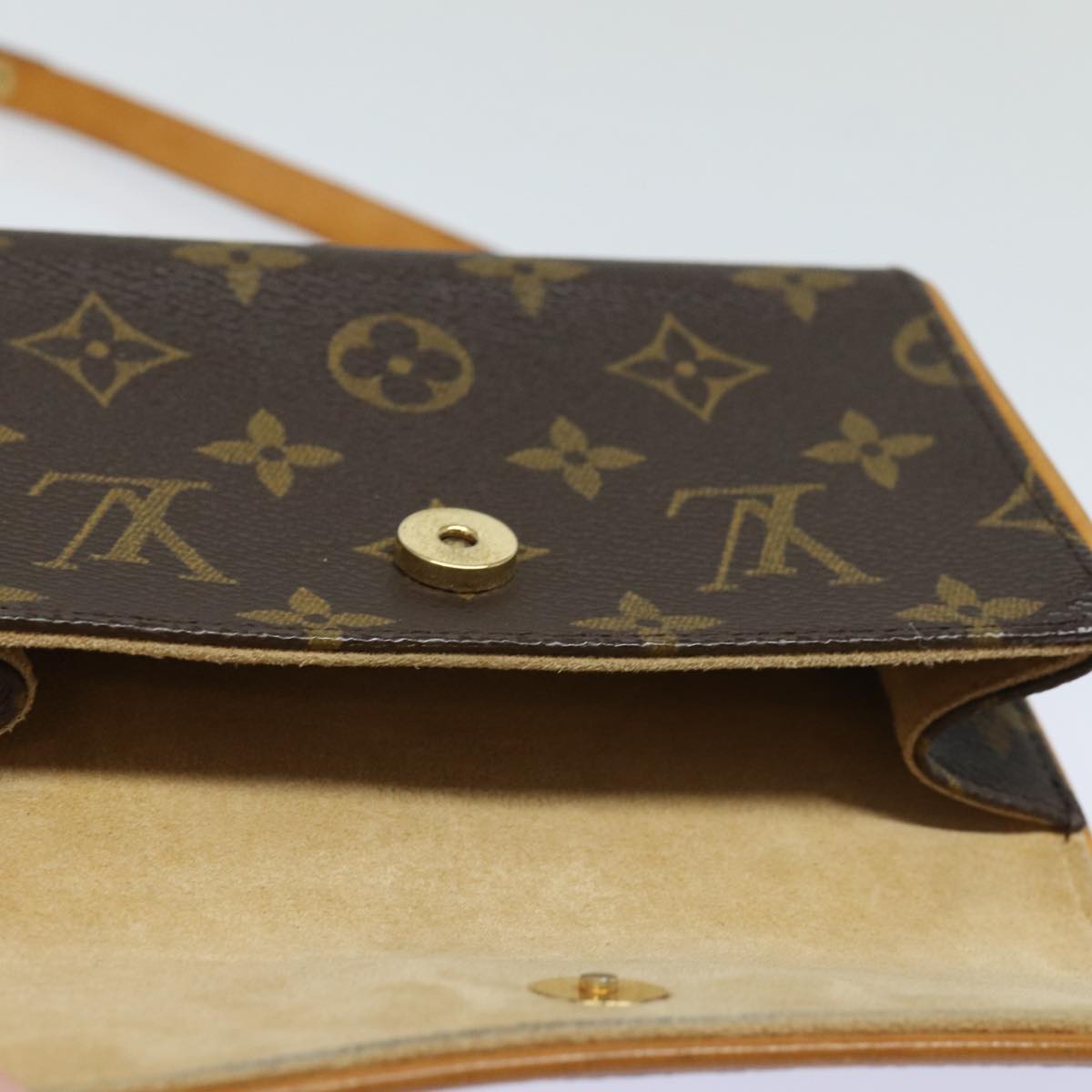 LOUIS VUITTON Monogram Pochette Florentine Waist bag M51855 LV Auth 85421