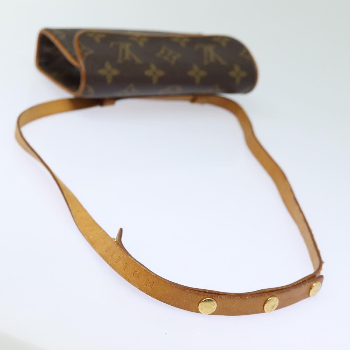 LOUIS VUITTON Monogram Pochette Florentine Waist bag M51855 LV Auth 85421