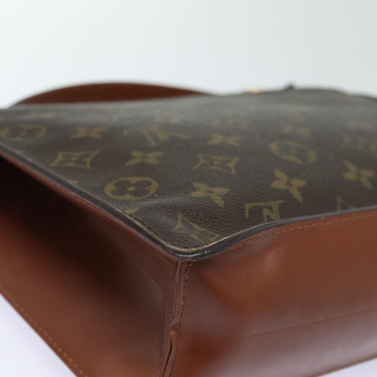 LOUIS VUITTON Monogram Monceau 28 Hand Bag 2way M51185 LV Auth 85428