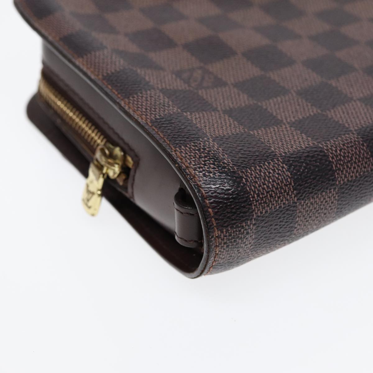 LOUIS VUITTON Damier Ebene Saint Louis Clutch Bag N51993 LV Auth 85432