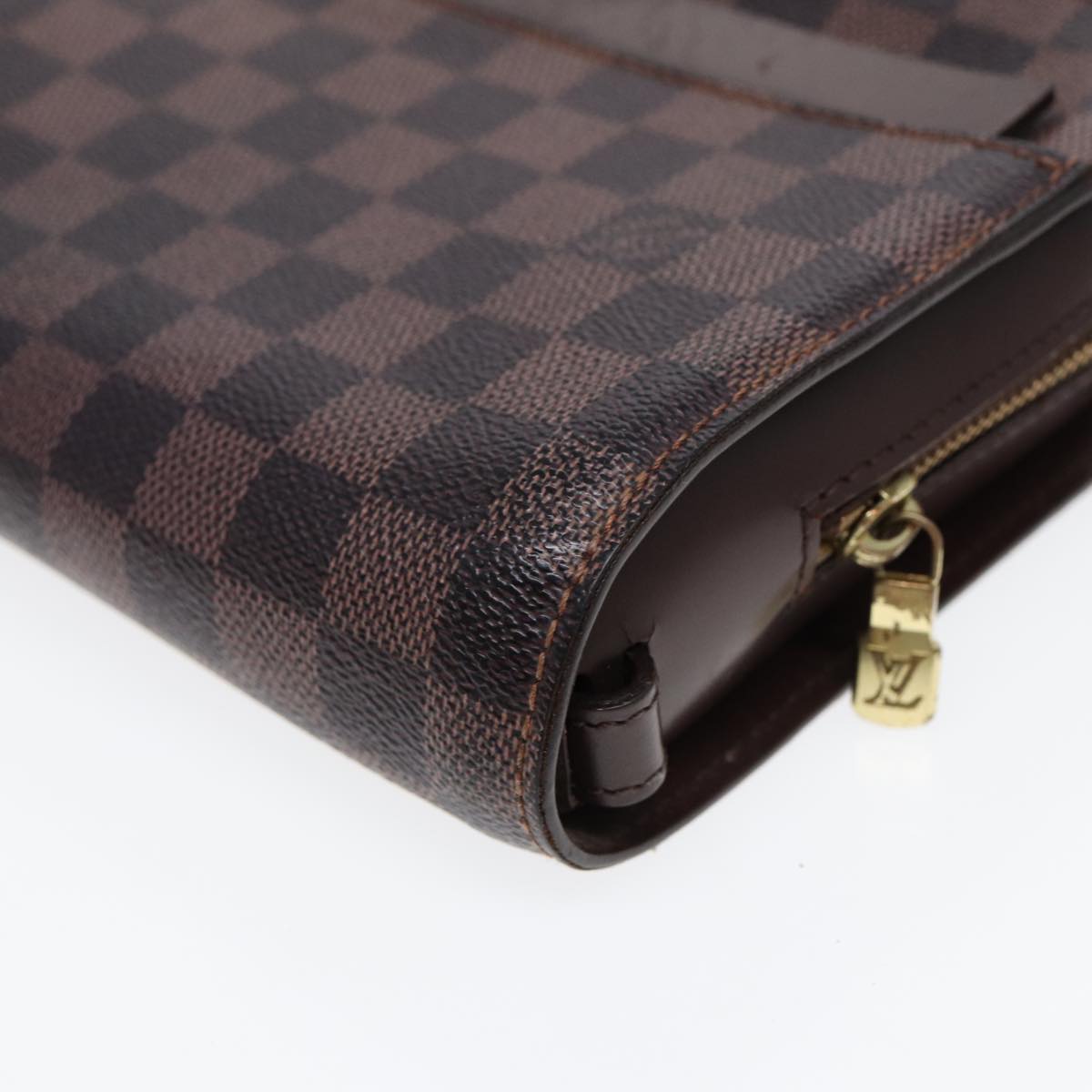 LOUIS VUITTON Damier Ebene Saint Louis Clutch Bag N51993 LV Auth 85432